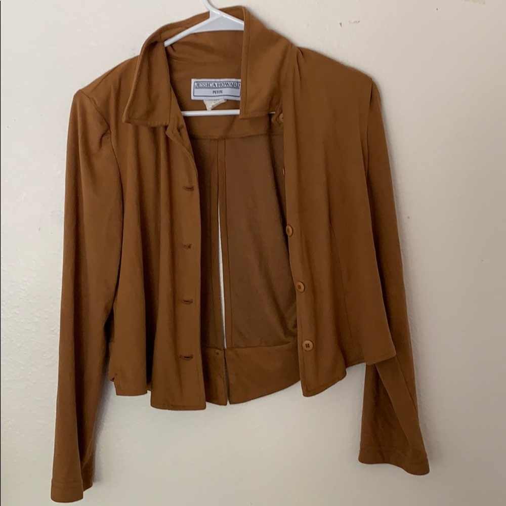 Jessica Howard brown outerwear